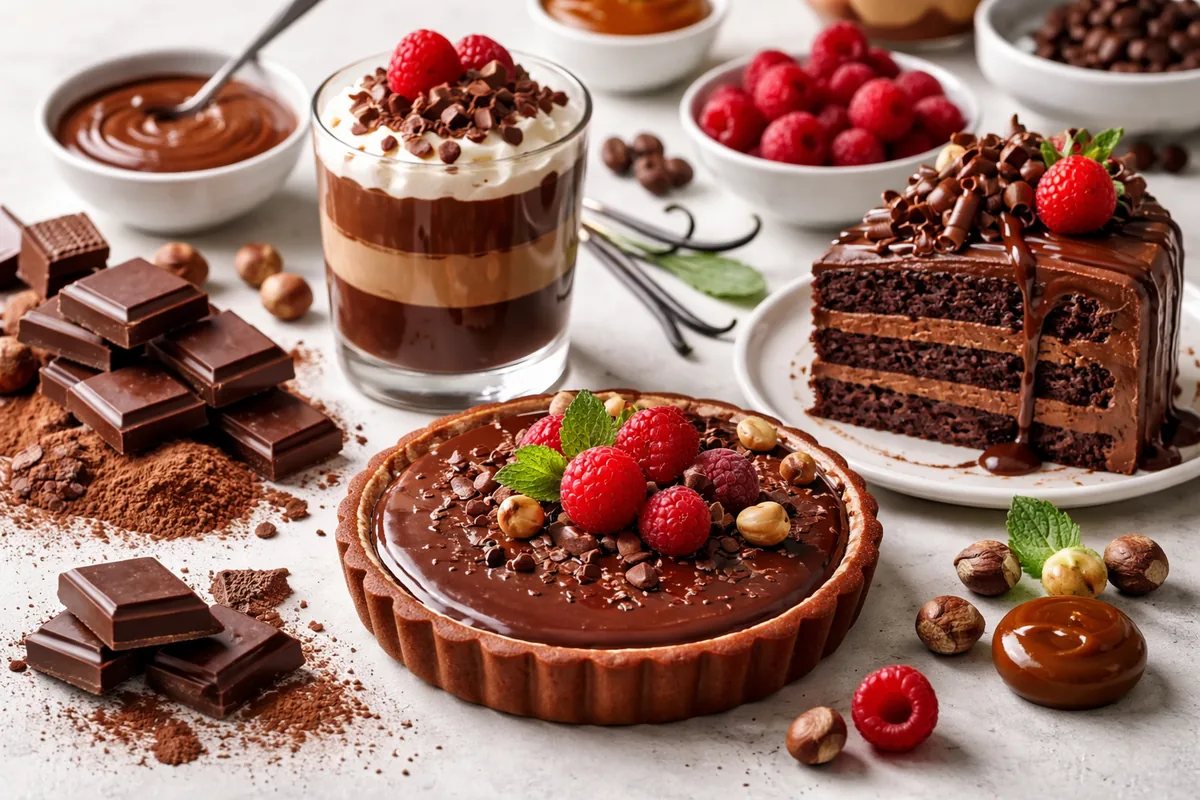 Quelle harmonie de saveurs pour un dessert au chocolat