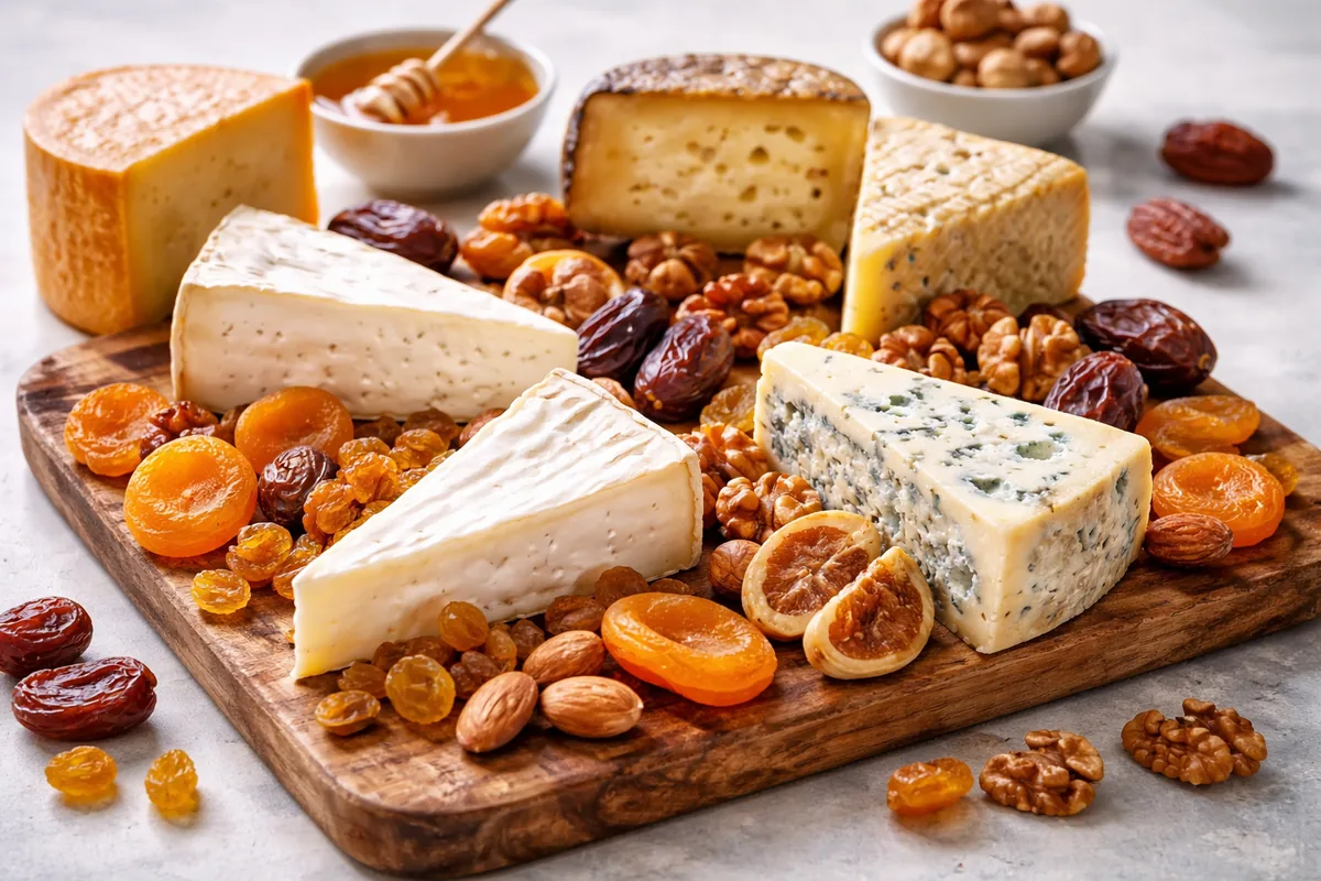 Quel type de fromage se marie avec des fruits secs